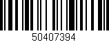 Código de barras (EAN, GTIN, SKU, ISBN): '50407394'