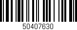 Código de barras (EAN, GTIN, SKU, ISBN): '50407630'
