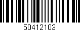 Código de barras (EAN, GTIN, SKU, ISBN): '50412103'