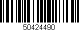 Código de barras (EAN, GTIN, SKU, ISBN): '50424490'