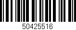 Código de barras (EAN, GTIN, SKU, ISBN): '50425516'