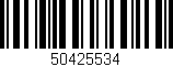 Código de barras (EAN, GTIN, SKU, ISBN): '50425534'