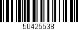Código de barras (EAN, GTIN, SKU, ISBN): '50425538'