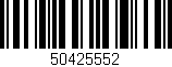Código de barras (EAN, GTIN, SKU, ISBN): '50425552'