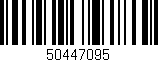 Código de barras (EAN, GTIN, SKU, ISBN): '50447095'