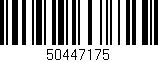 Código de barras (EAN, GTIN, SKU, ISBN): '50447175'