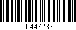 Código de barras (EAN, GTIN, SKU, ISBN): '50447233'