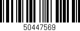 Código de barras (EAN, GTIN, SKU, ISBN): '50447569'