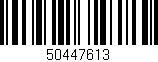 Código de barras (EAN, GTIN, SKU, ISBN): '50447613'
