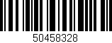 Código de barras (EAN, GTIN, SKU, ISBN): '50458328'