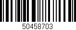 Código de barras (EAN, GTIN, SKU, ISBN): '50458703'