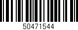 Código de barras (EAN, GTIN, SKU, ISBN): '50471544'