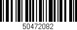 Código de barras (EAN, GTIN, SKU, ISBN): '50472082'