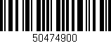 Código de barras (EAN, GTIN, SKU, ISBN): '50474900'