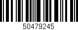 Código de barras (EAN, GTIN, SKU, ISBN): '50479245'
