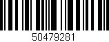 Código de barras (EAN, GTIN, SKU, ISBN): '50479281'