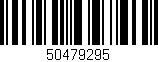 Código de barras (EAN, GTIN, SKU, ISBN): '50479295'