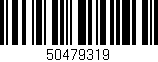 Código de barras (EAN, GTIN, SKU, ISBN): '50479319'