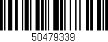 Código de barras (EAN, GTIN, SKU, ISBN): '50479339'