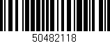 Código de barras (EAN, GTIN, SKU, ISBN): '50482118'