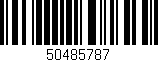 Código de barras (EAN, GTIN, SKU, ISBN): '50485787'