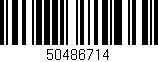 Código de barras (EAN, GTIN, SKU, ISBN): '50486714'