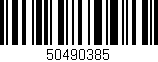 Código de barras (EAN, GTIN, SKU, ISBN): '50490385'