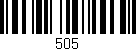 Código de barras (EAN, GTIN, SKU, ISBN): '505'