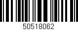 Código de barras (EAN, GTIN, SKU, ISBN): '50518062'