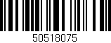 Código de barras (EAN, GTIN, SKU, ISBN): '50518075'