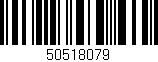 Código de barras (EAN, GTIN, SKU, ISBN): '50518079'