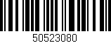 Código de barras (EAN, GTIN, SKU, ISBN): '50523080'