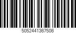 Código de barras (EAN, GTIN, SKU, ISBN): '5052441367506'