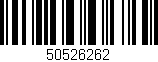 Código de barras (EAN, GTIN, SKU, ISBN): '50526262'