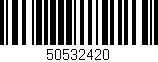 Código de barras (EAN, GTIN, SKU, ISBN): '50532420'