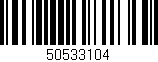 Código de barras (EAN, GTIN, SKU, ISBN): '50533104'