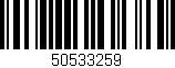 Código de barras (EAN, GTIN, SKU, ISBN): '50533259'