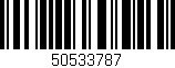 Código de barras (EAN, GTIN, SKU, ISBN): '50533787'