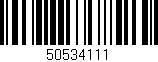 Código de barras (EAN, GTIN, SKU, ISBN): '50534111'