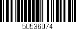 Código de barras (EAN, GTIN, SKU, ISBN): '50536074'