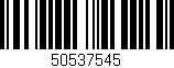 Código de barras (EAN, GTIN, SKU, ISBN): '50537545'