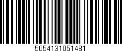 Código de barras (EAN, GTIN, SKU, ISBN): '5054131051481'