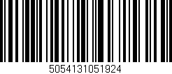 Código de barras (EAN, GTIN, SKU, ISBN): '5054131051924'