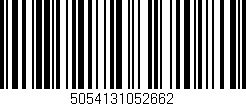 Código de barras (EAN, GTIN, SKU, ISBN): '5054131052662'