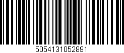 Código de barras (EAN, GTIN, SKU, ISBN): '5054131052891'