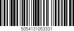 Código de barras (EAN, GTIN, SKU, ISBN): '5054131053331'