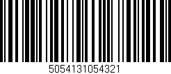 Código de barras (EAN, GTIN, SKU, ISBN): '5054131054321'