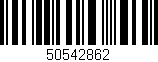 Código de barras (EAN, GTIN, SKU, ISBN): '50542862'