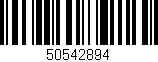 Código de barras (EAN, GTIN, SKU, ISBN): '50542894'