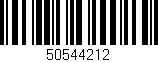 Código de barras (EAN, GTIN, SKU, ISBN): '50544212'